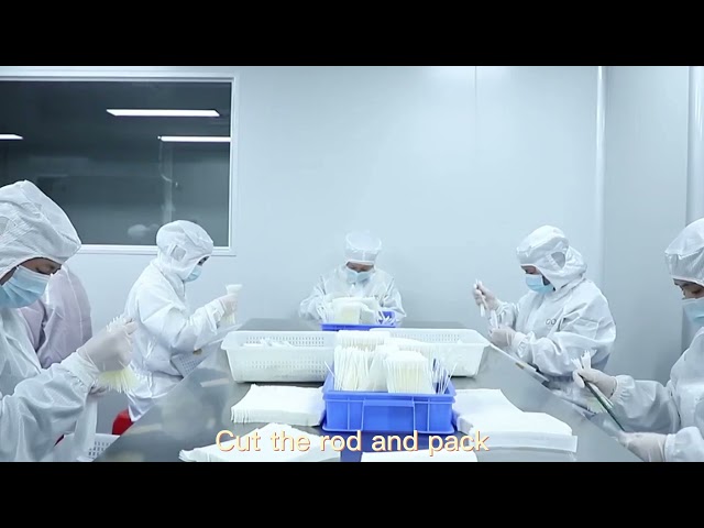 video công ty về Cleanmo Flocked Swabs Production Process