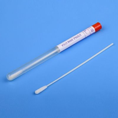 CM-FS913 Tăm bông Nylon có ống dài / Túi nhựa Gạc lấy mẫu DNA