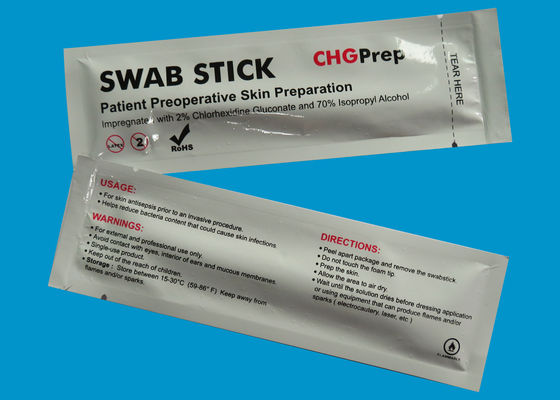 Thuốc sát trùng da CHG Chlorhexidine Swabstick Snap Gạc cồn vô trùng