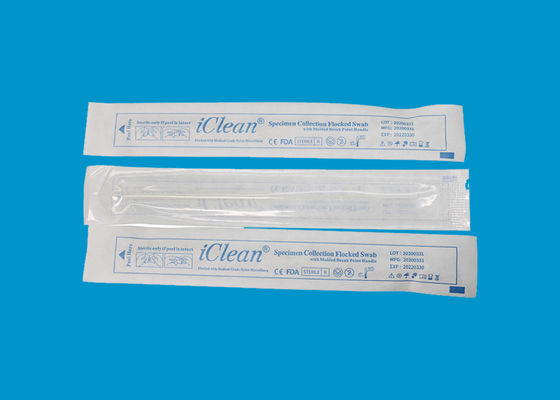 Vận chuyển Bộ sưu tập mẫu thử Nylon Flocked Swabs Mũi Viral Vận chuyển Swab