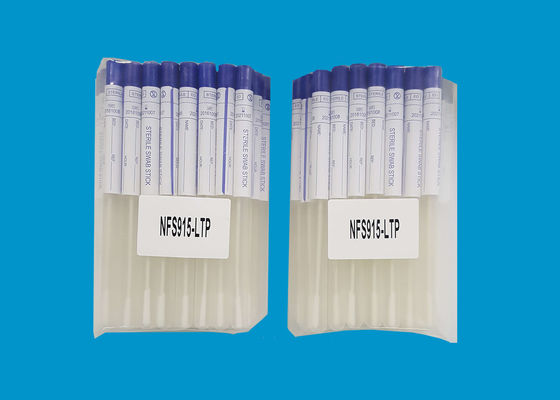 Đúc gãy DNA Buccal Swabs 152mm Lấy mẫu Chăm sóc răng miệng Nylon Flocked Swab