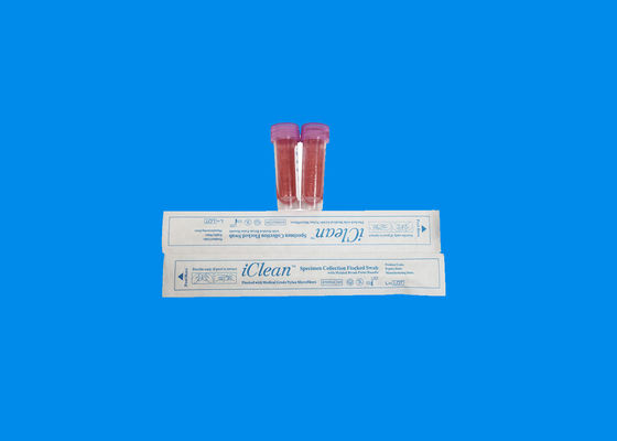 Lấy mẫu tăm bông sợi nylon sợi DNA với điểm ngắt được đúc trên que tăm bông