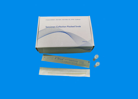 Iclean Bộ sưu tập mẫu vật Flocked Swabs Môi trường Kiểm tra độ nhiễm vi sinh vật bề mặt