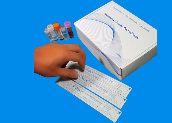 Tăm bông DNA lưỡng tính để lấy mẫu Tăm gạc vận chuyển vô trùng sợi nylon có ống