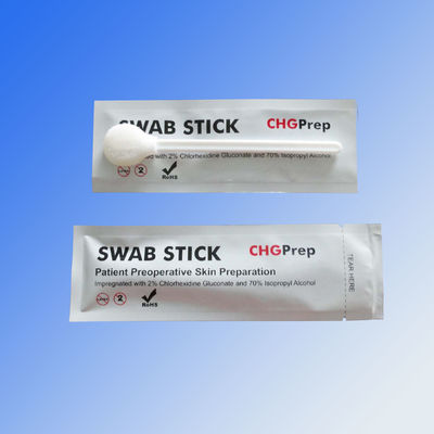 Chất pha chế lớn 2% CHG Swab 70% Isopropyl Alcohol IPA Bọt bôi lên