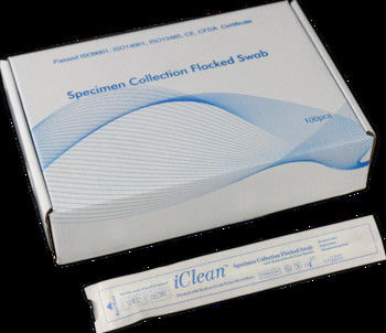 DNA Flocked Bộ sưu tập mẫu vật tăm bông Bông sợi nylon Vận chuyển nuôi cấy vi khuẩn 147mm