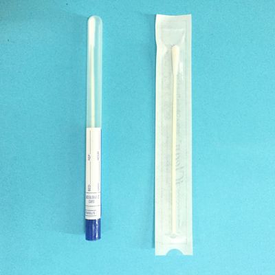 Tế bào mũi họng Buccal Mũi miệng Thu thập Nylon Flocked Tip Flu Lab Swabs