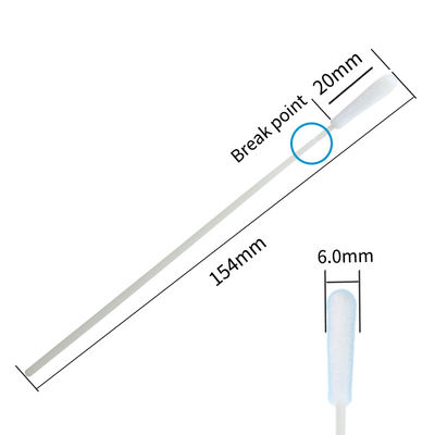 Viral Collection Buccal Sterile Flocked Swab Nylon loại II