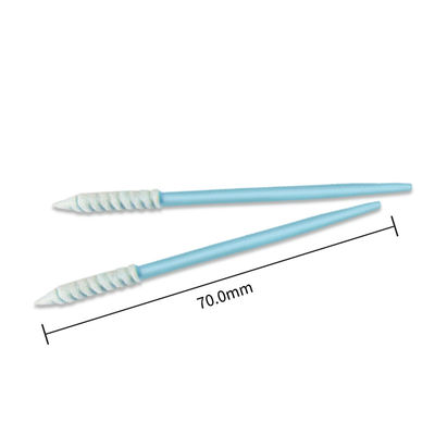 CM-PS752 Miếng gạc phòng sạch Esd Foam Polyester có đầu nhọn hình xoắn ốc mỏng để làm sạch thiết bị điện tử