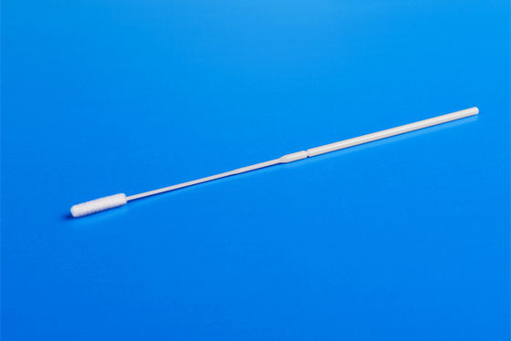 Lấy mẫu Tăm bông vô trùng Bông ngoáy họng bằng sợi nylon Tăm bông ngoáy mũi cho bệnh cúm
