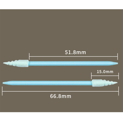 CM-FS751 Đầu mút di động mở dùng một lần trong phòng sạch Que tăm bọt công nghiệp Đầu xoắn ốc nhọn công nghiệp
