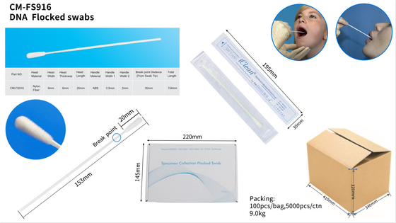 Kiểm tra mũi họng y tế Ống lấy mẫu vi rút Dna dùng một lần