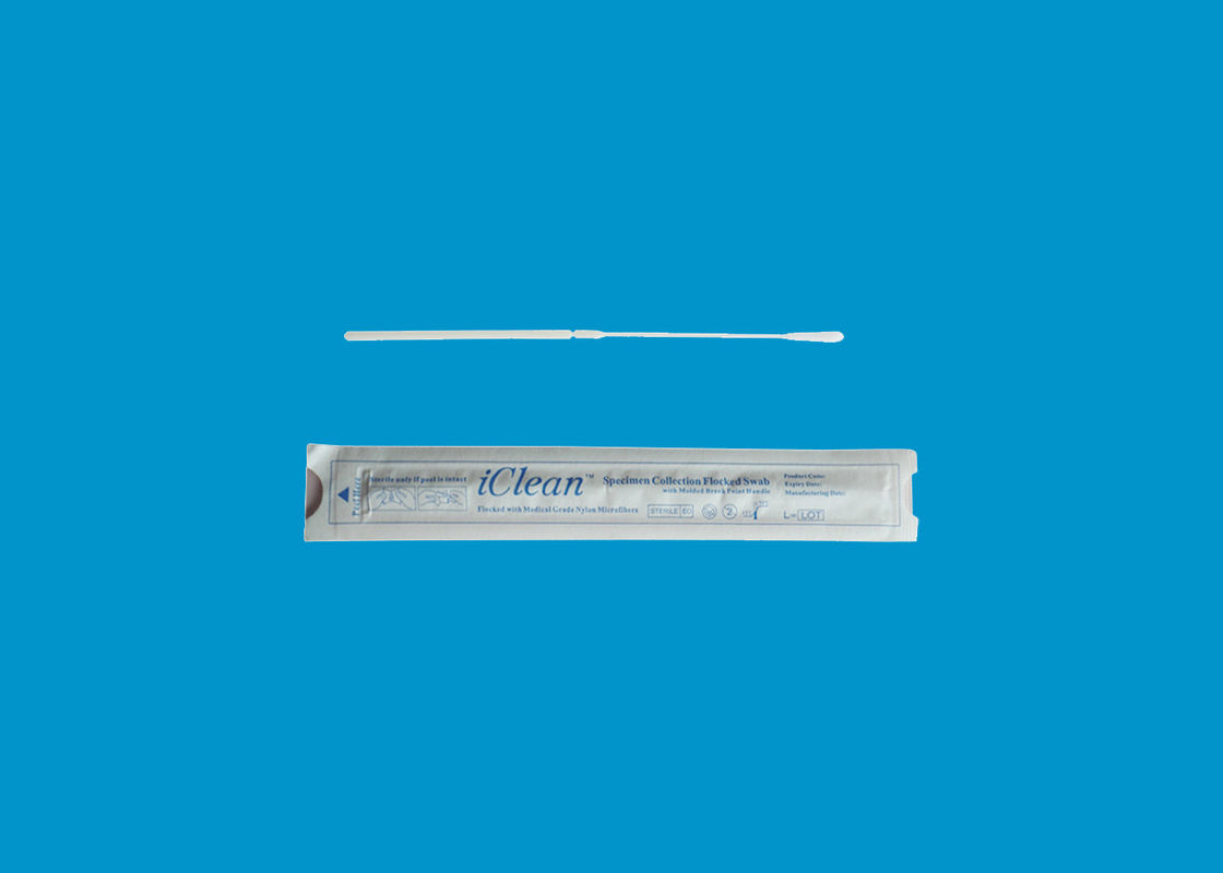 Phòng thí nghiệm Đổ dốc Nylon Mẫu vật dùng một lần Thanh gạc vô trùng Dùng một lần Thanh gạc ngoáy mũi họng