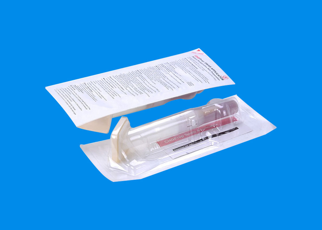 3 5 6 10,5 26ml Thuốc bôi CHG dùng một lần Thuốc tẩy da chuẩn bị phẫu thuật Bọt sát trùng 70% IPA 2% CHG tăm bông